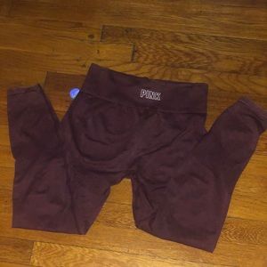 Pink workout leggings